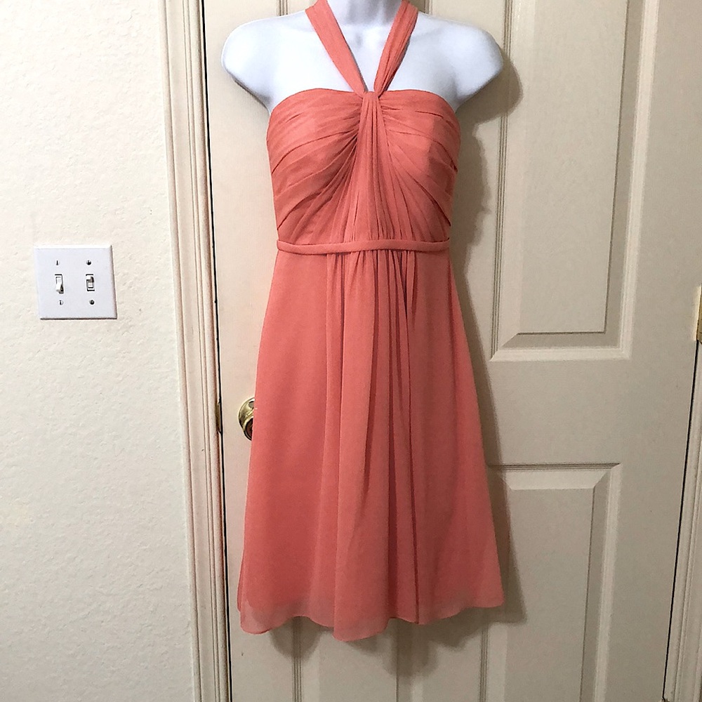 Halter Strapped Formal Dress Size 0 Lined